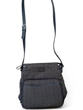 Relic Black Patterned Crossbody Bag